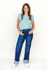 Midnight in Paris Super Long Jeans - Dark Wash
