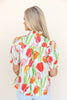 Graceful Garden Short Sleeve Blouse