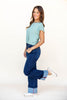Midnight in Paris Super Long Jeans - Dark Wash