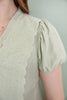 Lace Kissed Beauty Short Sleeve Blouse