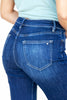 Midnight in Paris Super Long Jeans - Dark Wash