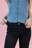 Midnight Move Black Straight Leg Jeans