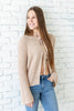 Honey Hugs Front Tie Cardigan Sweater