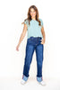 Midnight in Paris Super Long Jeans - Dark Wash