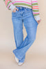 Serendipity Blues Classic Non-Distressed Mid Rise Jeans