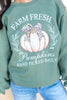 Farm Fresh Pumpkins Crewneck Sweatshirt
