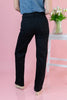 Midnight Move Black Straight Leg Jeans