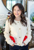 Ribbon Ready Bow Cardigan Sweater