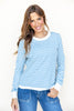 Snug Stripes Long Sleeve Top