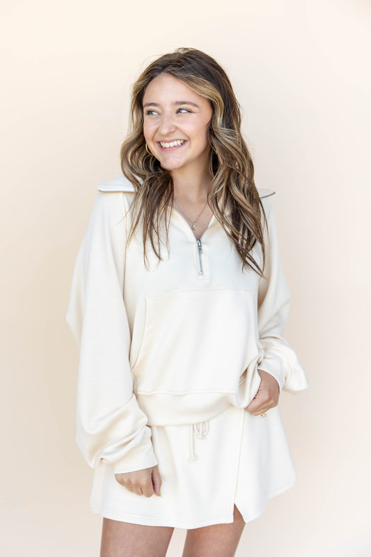 Chill Days Half Zip Sweatshirt