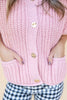 Shine Time Button Sweater