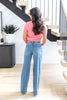 Main Character Belted Wide Leg Jeans