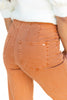Bonfire Babe Rust Colored Cropped Jeans
