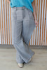 Slay the Gray Front Seam Wide Leg Jeans