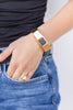 Geometric Edge Bangle Bracelet