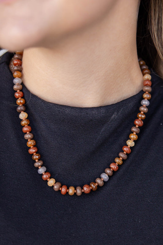 Radiant Strand Beaded Necklace