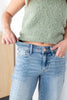 Flex Appeal Vintage Wash Wide Crop Jeans