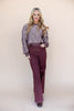 Merlot Muse Wide Leg Jeans