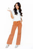Bonfire Babe Rust Colored Cropped Jeans