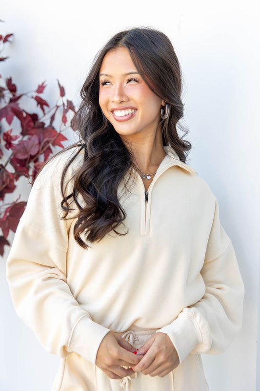 Sleek Street Half Zip Sweatshirt