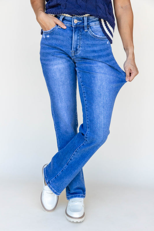 Done With Ease Straight Leg Jeans