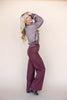 Merlot Muse Wide Leg Jeans