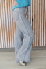 Slay the Gray Front Seam Wide Leg Jeans