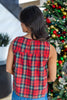 Plaid About You Sleeveless Top