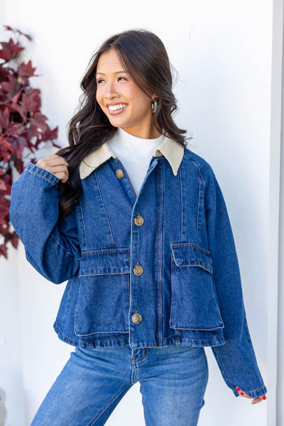 Vintage Valley Vibe Denim Jacket – Charming & Main