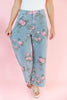 Garden Girlie Floral Print Jeans