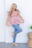 Blush Bloom Short Sleeve Top