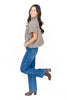 Studded Straight Leg Jeans