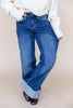 Game Changer Cuffed Wide Leg Jeans