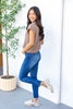 Breaking Rules Button Fly Skinny Jeans