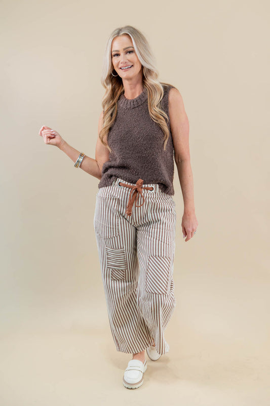 Textured & Tied Outfit