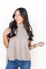 Coconut Grove High-Low Turtleneck Sweater