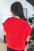 Holiday Shine Time Button Sweater Top