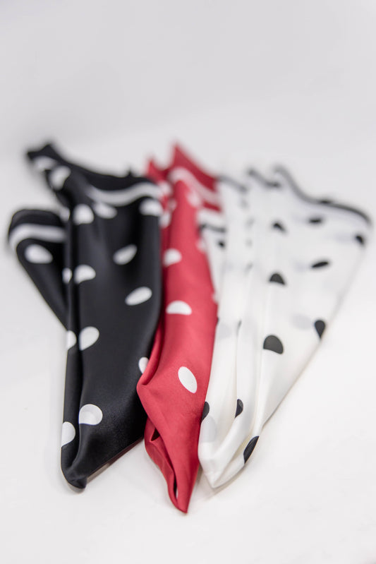 Hot for Dots Square Scarf