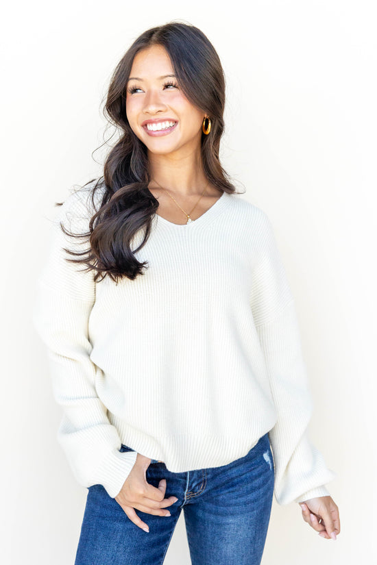 Knot Over You Long Sleeve Sweater