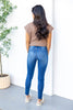 Breaking Rules Button Fly Skinny Jeans
