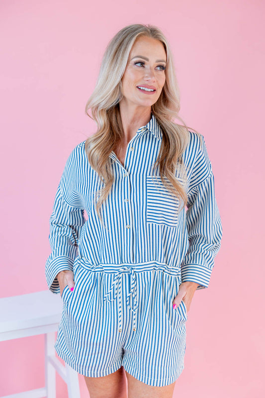 Stripe & Sunshine Romper