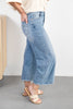 Flex Appeal Vintage Wash Wide Crop Jeans
