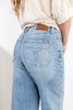 Flex Appeal Vintage Wash Wide Crop Jeans