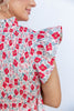 Blush Bloom Short Sleeve Top