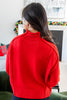 Fireplace Fits Mock Neck Sweater