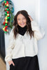 Bow Behavior Rhinestone Sweater Cardigan