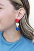 Three's A Charm Dangle Earrings