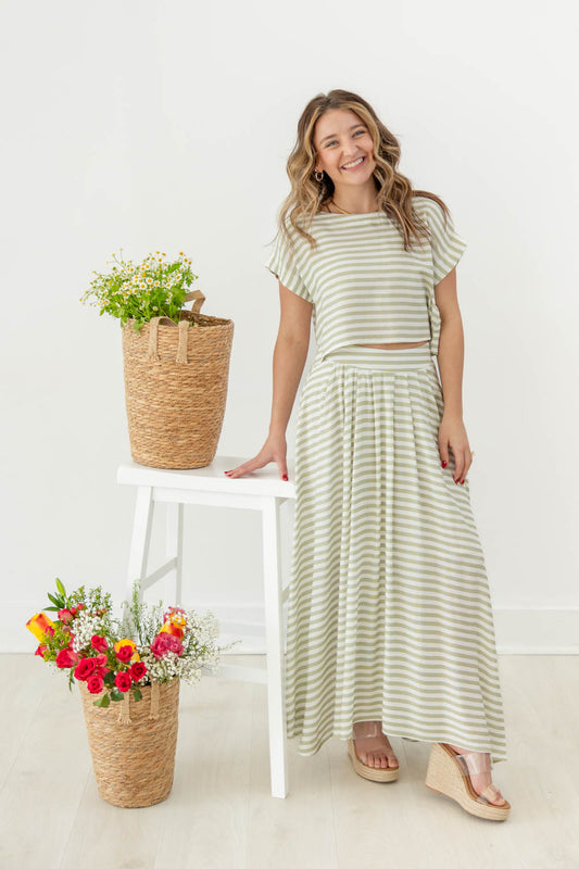 Lighthouse Glow Maxi Skirt