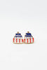 Sweet Liberty Glitter Stud Earrings