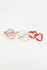 Sweetheart Swirls Heart Hoop Earrings